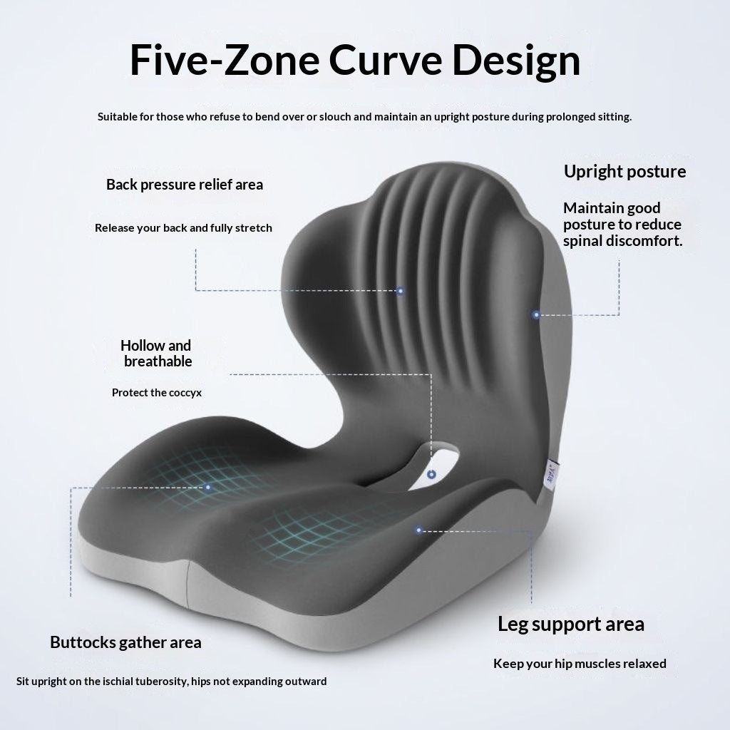 Comfort Plus | Seat Cushion with Memory Foam & Stylish Design | Posture Support for Home or Office 1