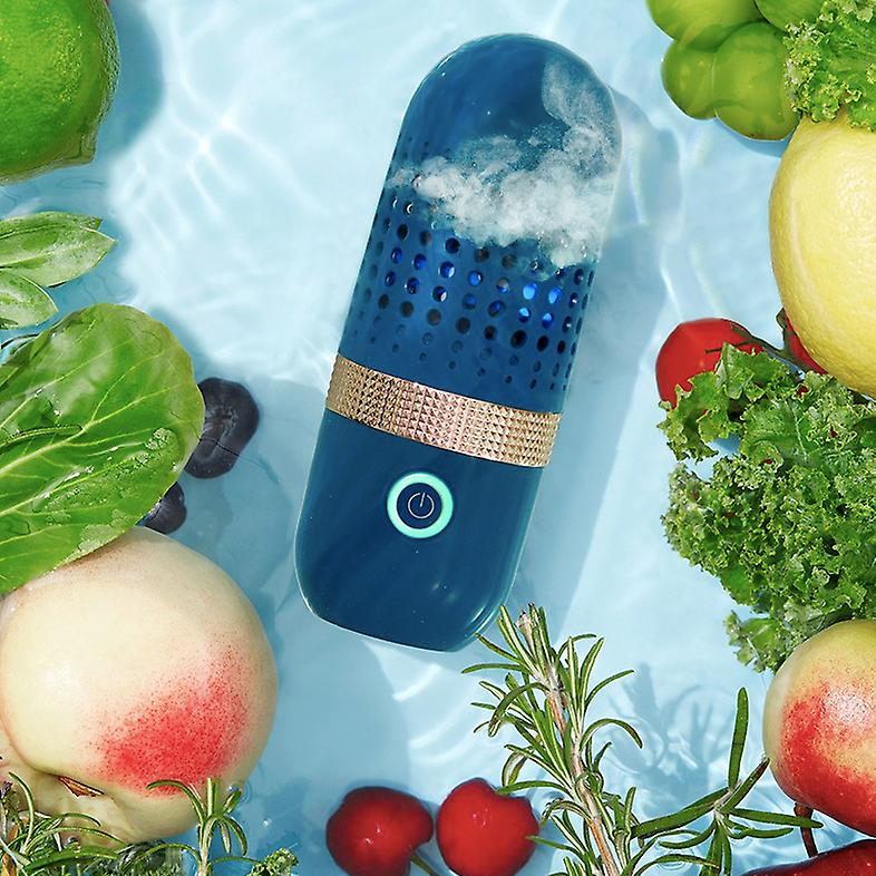 Capsule Vegetable Washing Machine | Automatic Fruits & Vege Disinfector Home Pesticide Cleaner - Professional Kitchen |