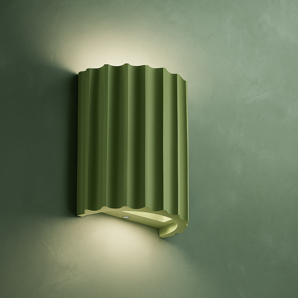 Modern Resin Wall Light | Soft Up–Down LED Glow