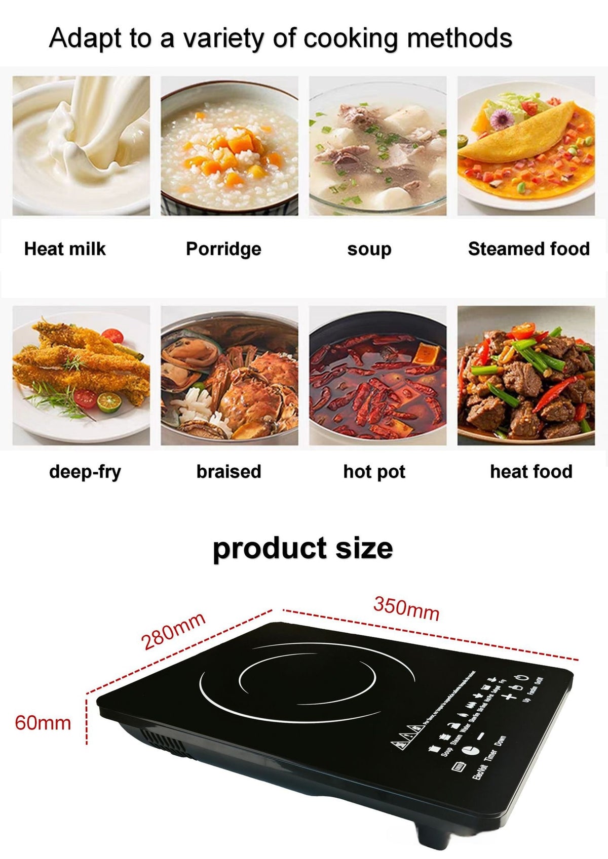 Portable Induction Cooktop - Easy Cooking | Cooking Gadget | Chef Quality