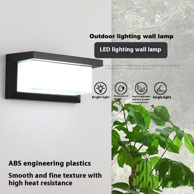 Modern Outdoor Wall Lantern | Waterproof Sconce with Adjustable Color Temperature | Stylish Lighting for Garden and Patio 1
