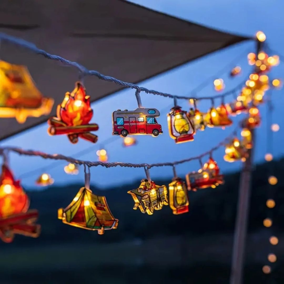 Warm White Battery Camping String Lights