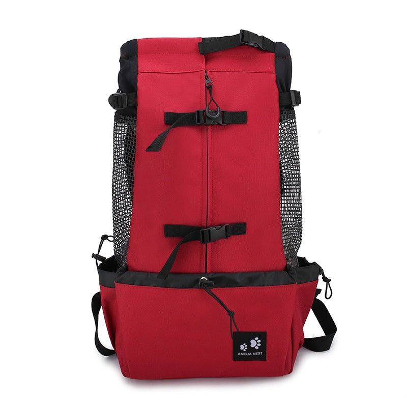 Portable Dog Carrier Bag with Breathable Design | Lightweight Travel Backpack for Small Dogs 5
