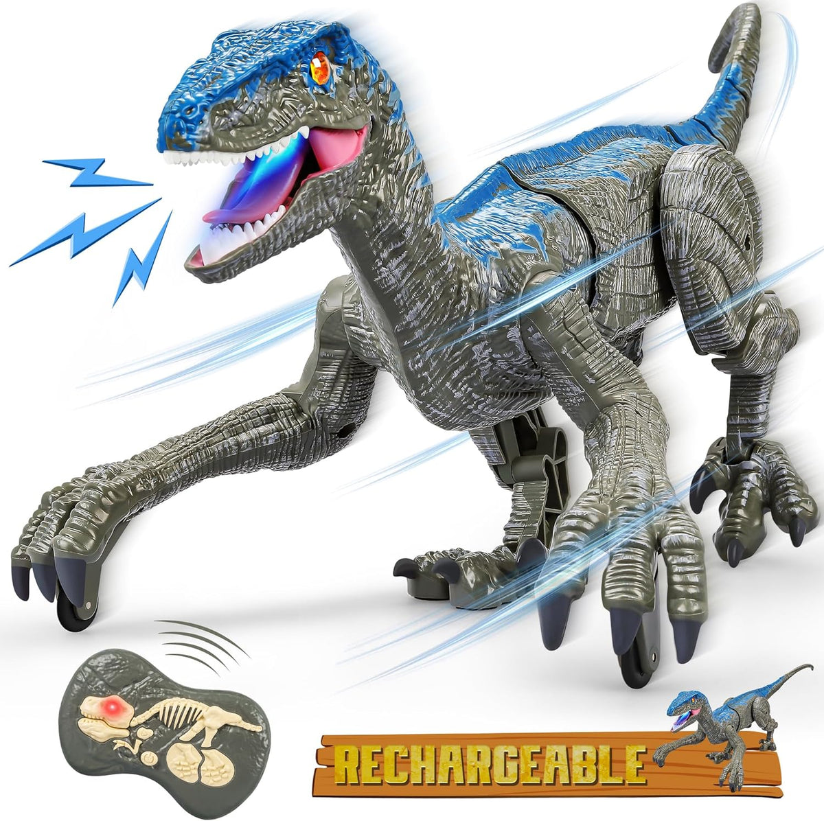 Rechargeable Walking Dinosaur Remote Control Toy
