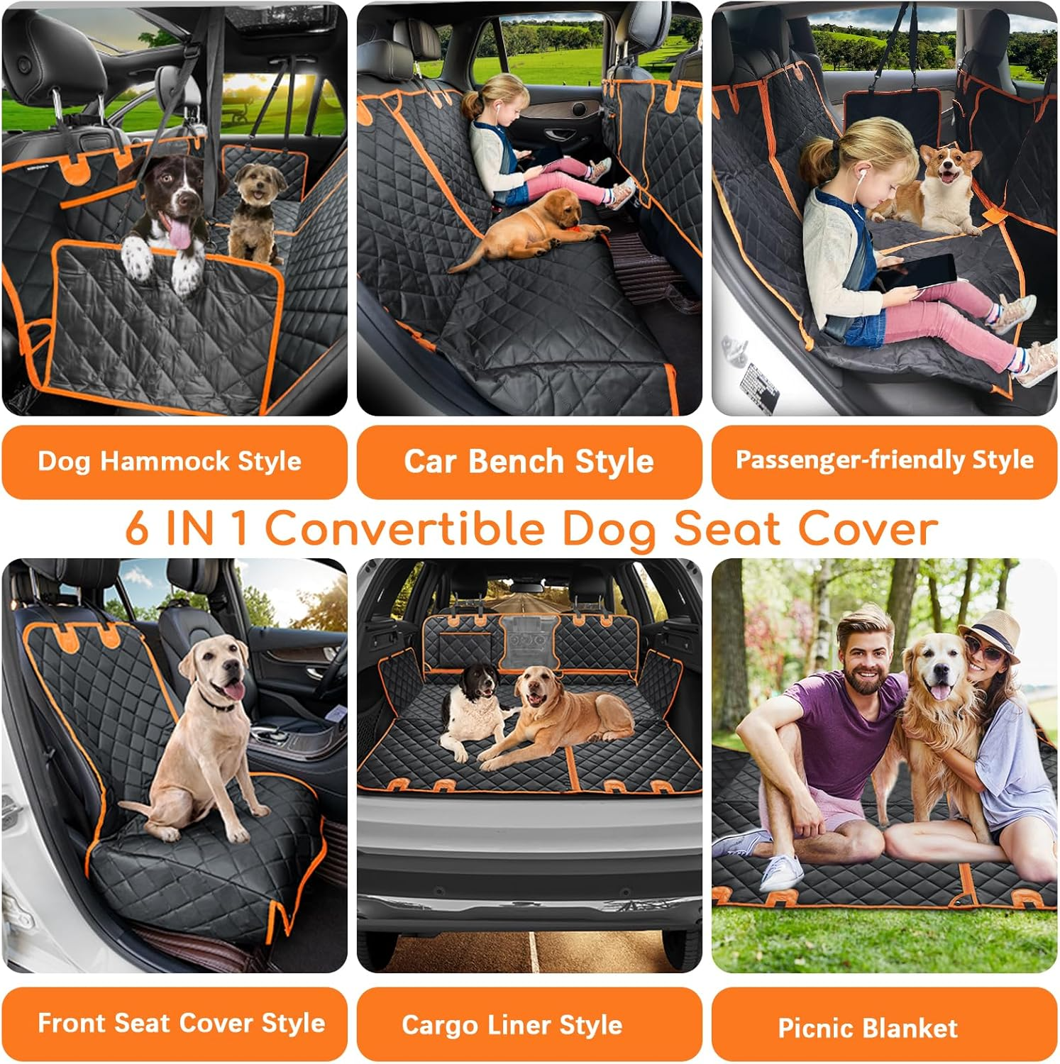 Dog Car Seat Cover for Pets