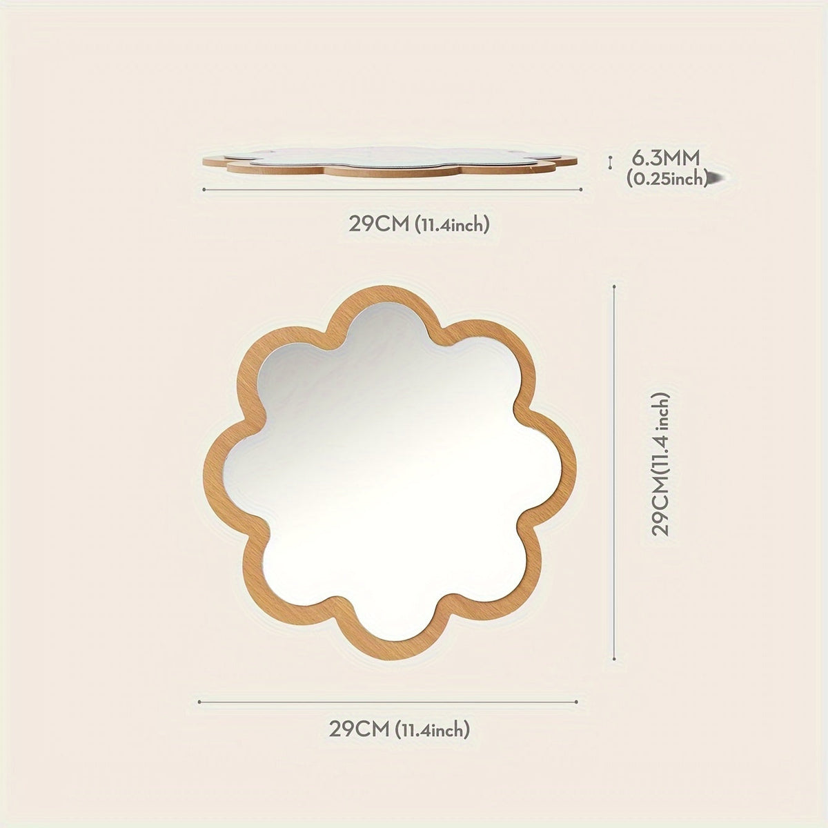 Cloud Wall Mirror | Cute Decorative Mirror for Kids’ Room