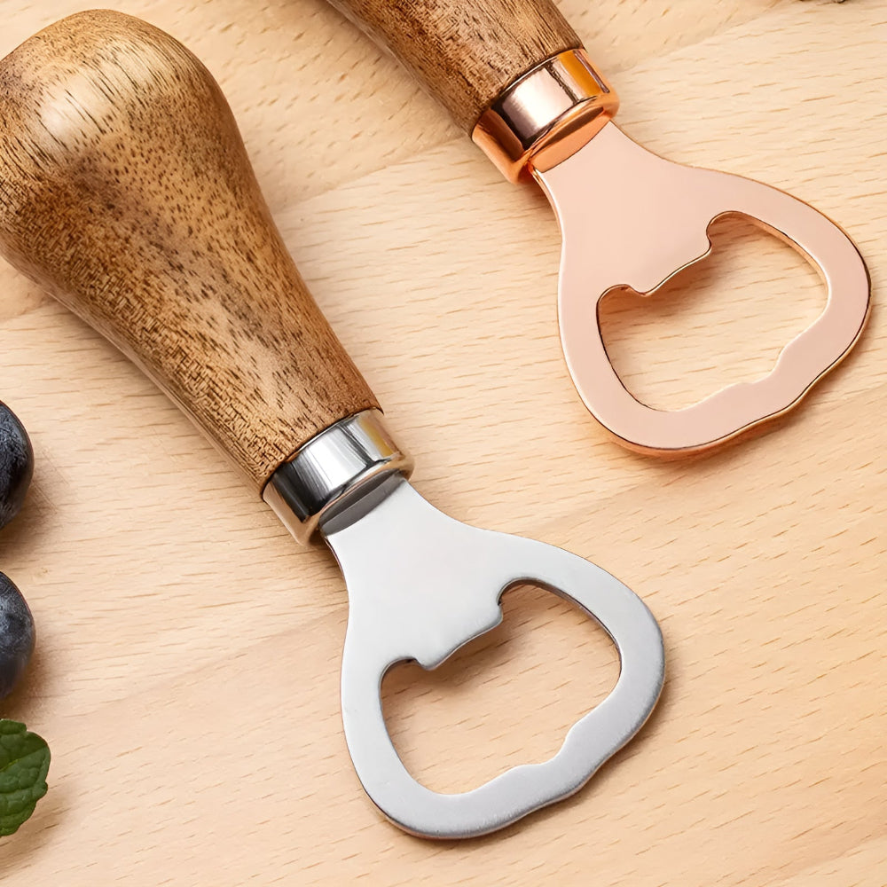 Acacia Wood Bottle Opener 1