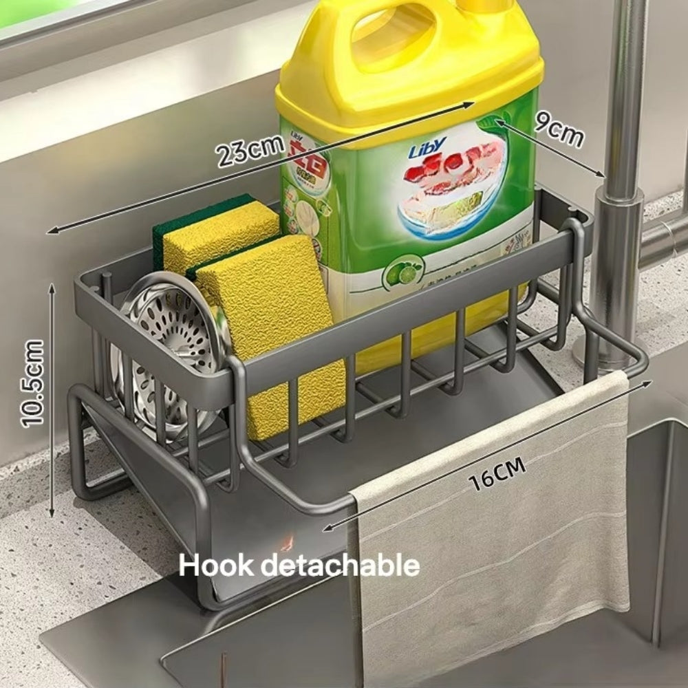 All-in-One Sponge Soap Cloth Self-Draining Rack 4