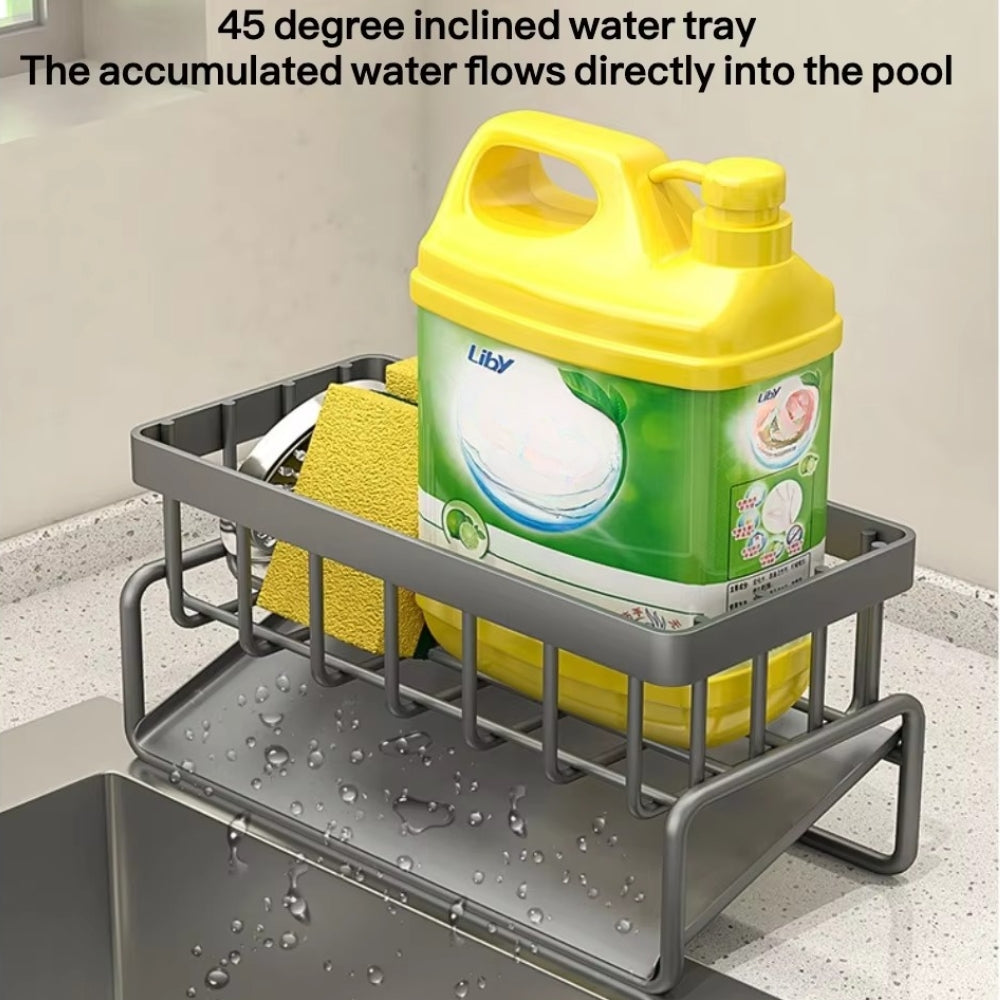 All-in-One Sponge Soap Cloth Self-Draining Rack 8