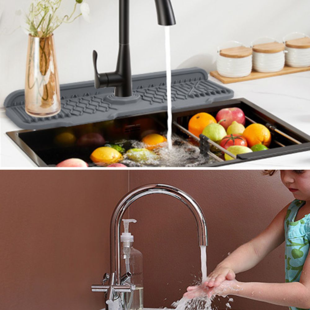 Aqua Slope Rubber Faucet Sink Mat 2