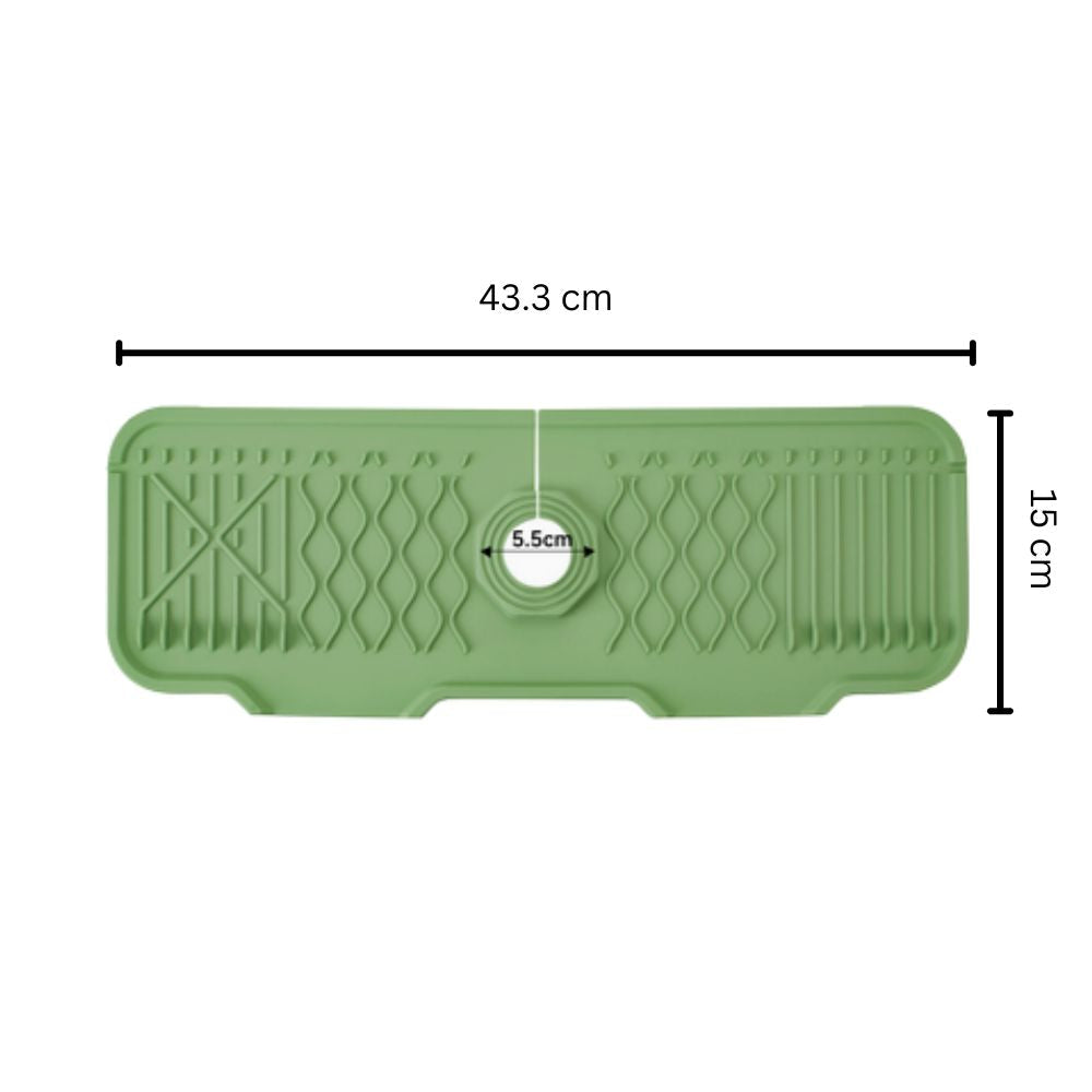 Aqua Slope Rubber Faucet Sink Mat 6