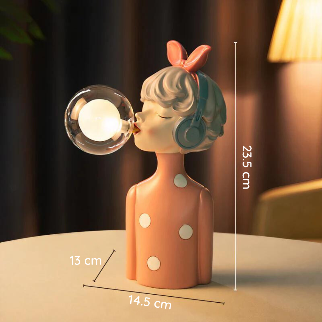 ArtisanCraft | Elegant Handmade Wood and Textile Bedside Table Lamp 10