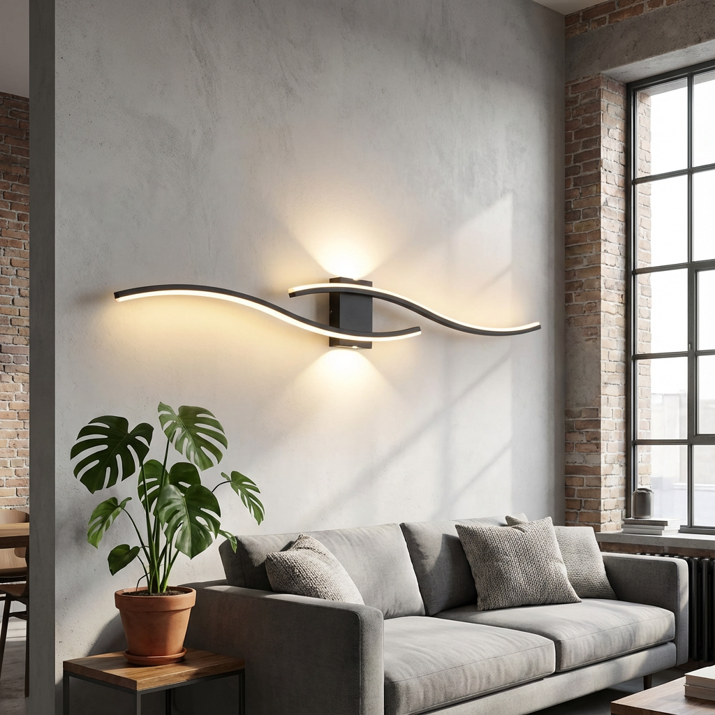 AureaWave | Elegant Dimmable Gold Wall Sconce Lighting for Modern Interiors 2