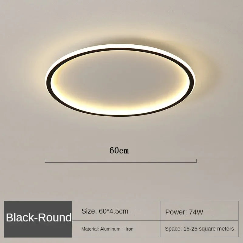 AuroraSphere | Elegant Minimalist Round LED Flush Mount Ceiling Light 14