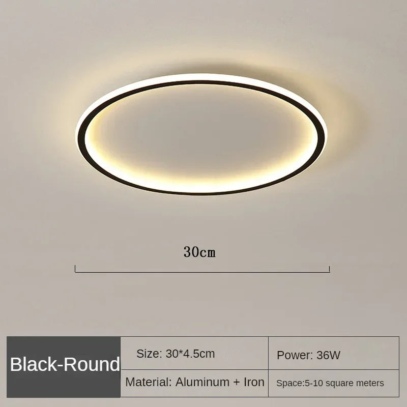 AuroraSphere | Elegant Minimalist Round LED Flush Mount Ceiling Light 8