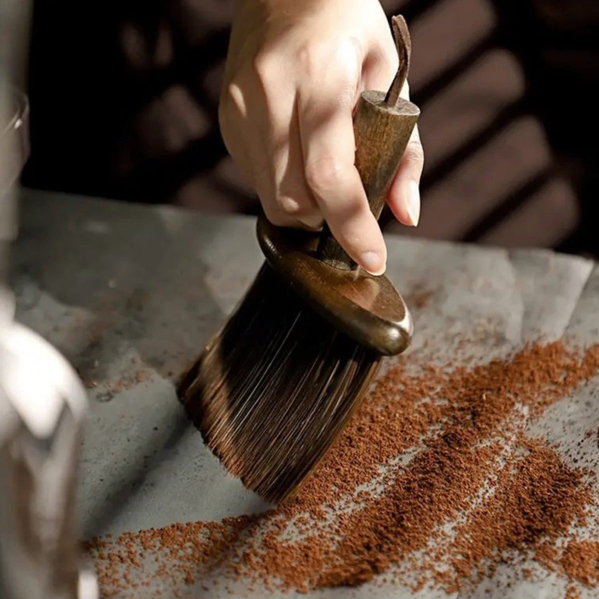 Barista Wooden Cleaning Brush 3