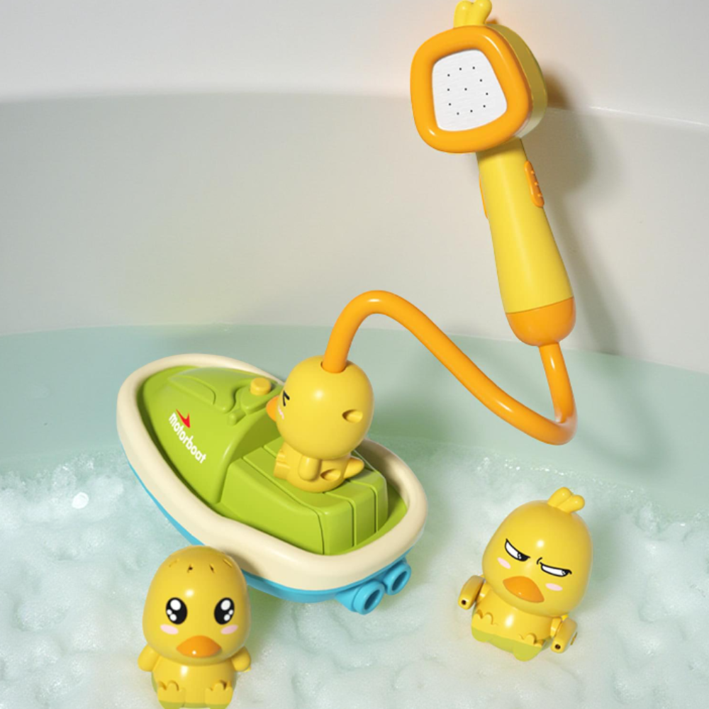 Toddler Water Spray Duck Bath Toy Set
