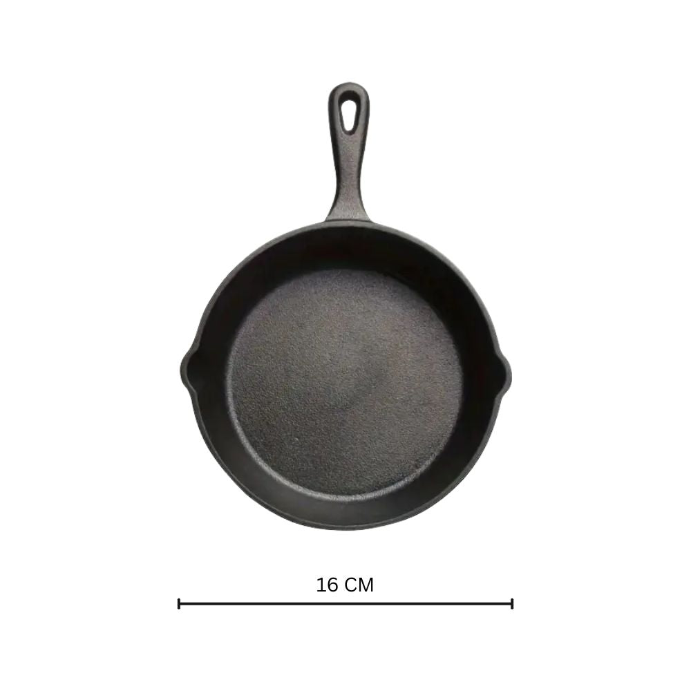 Black Cast Iron Frying Pan 0