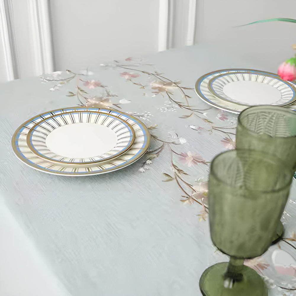 Blossom Weave Elegance Tablecloth 5