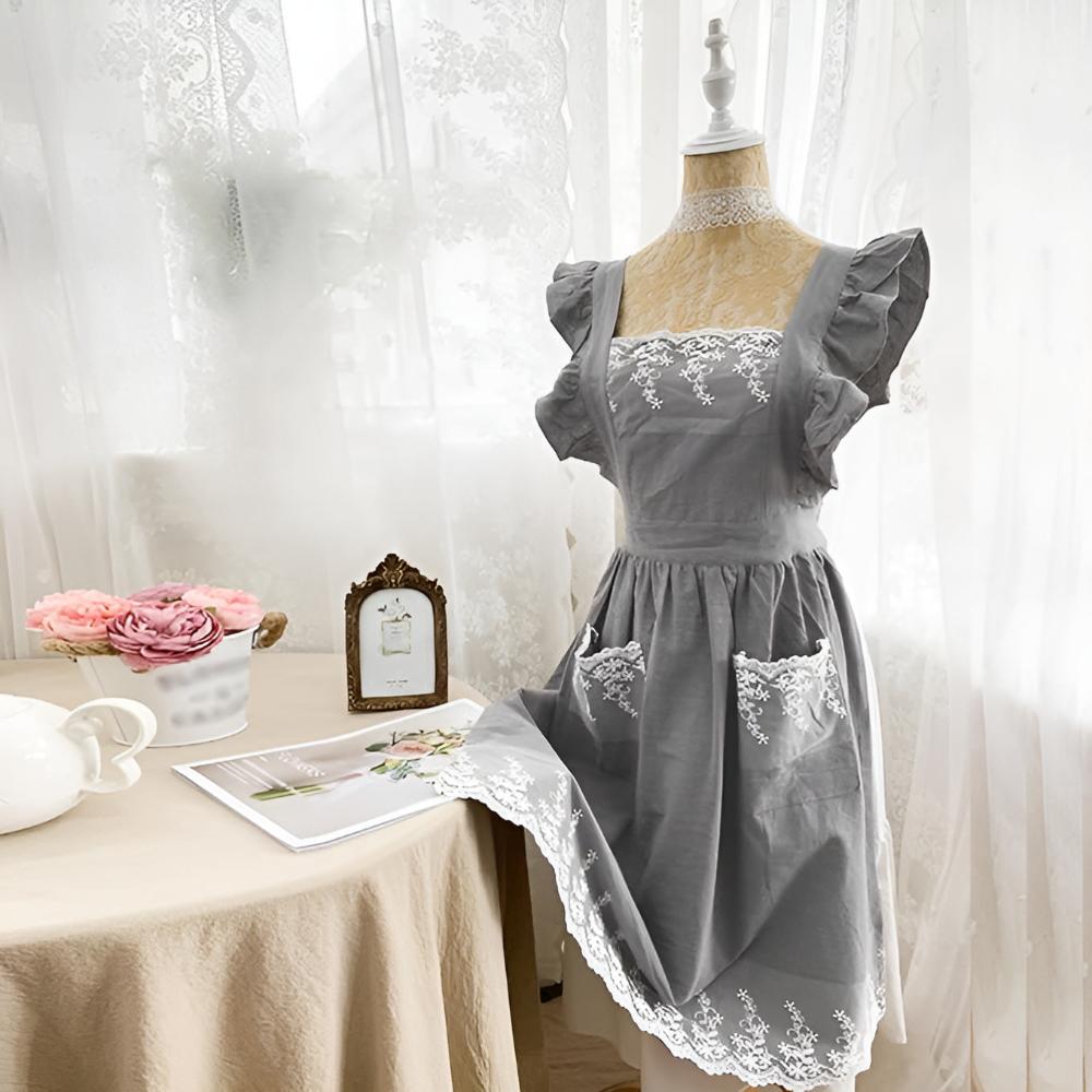 Blush Belle Ruffle Apron 1