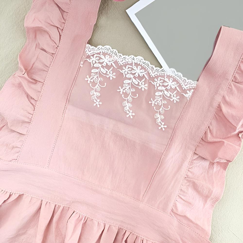 Blush Belle Ruffle Apron 4