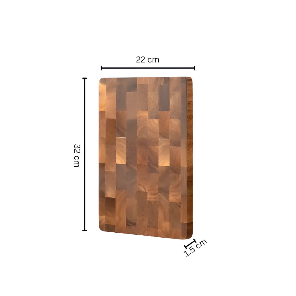 Checkerboard Wooden Cutting Board 4