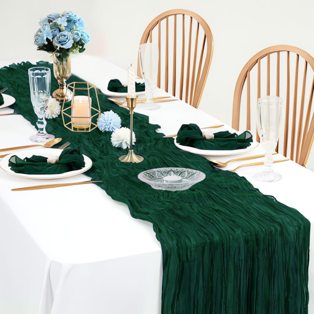 Cheesecloth Flowy Table Runner | 10 Pcs Set 3