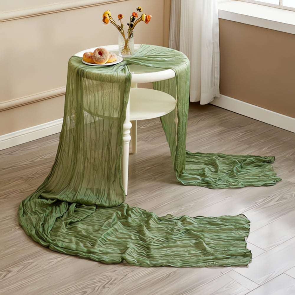 Cheesecloth Flowy Table Runner | 10 Pcs Set 4
