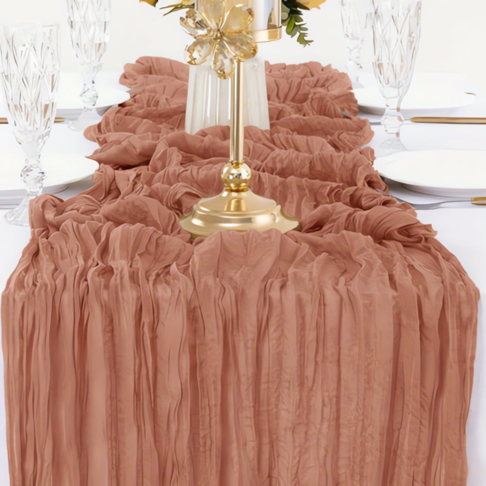 Cheesecloth Flowy Table Runner | 10 Pcs Set 6