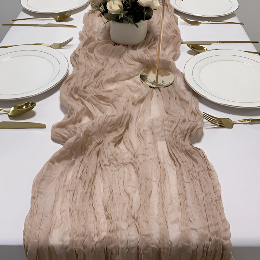 Cheesecloth Flowy Table Runner | 10 Pcs Set 7
