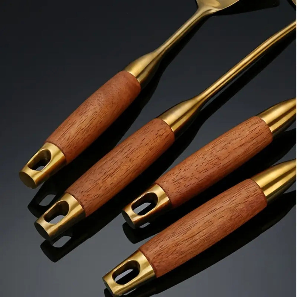 Chef’s Choice Golden Kitchen Utensils | 6pcs Set 3