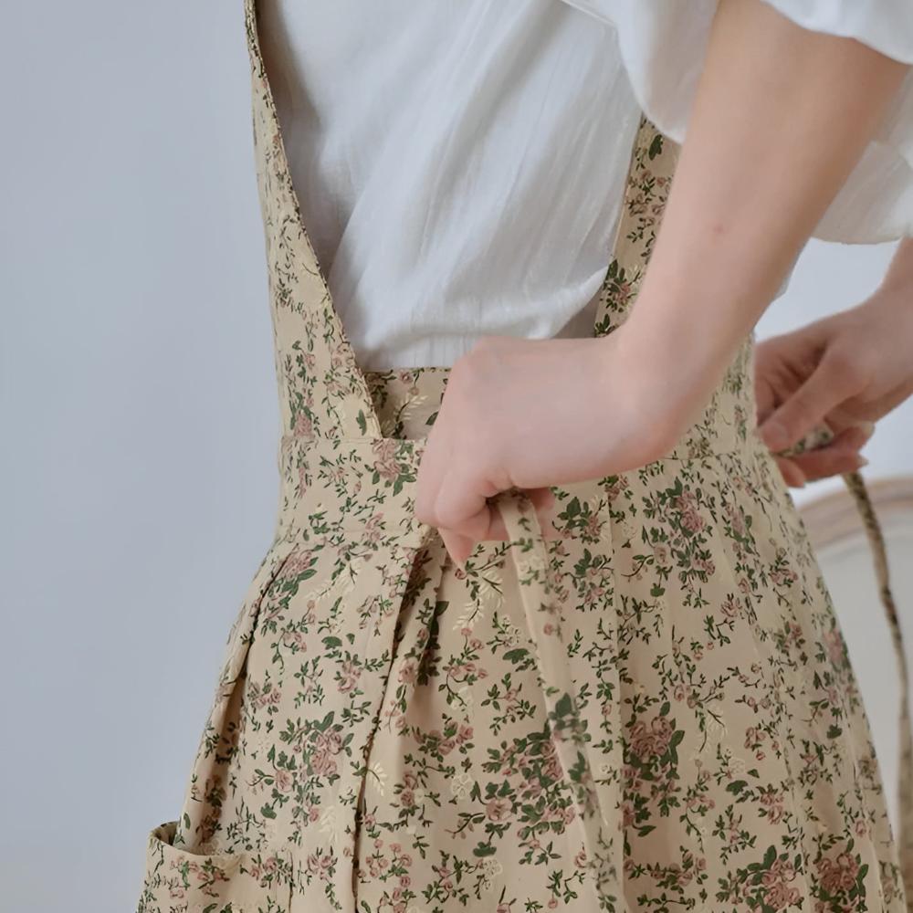 Classic Cotton Floral Apron 7