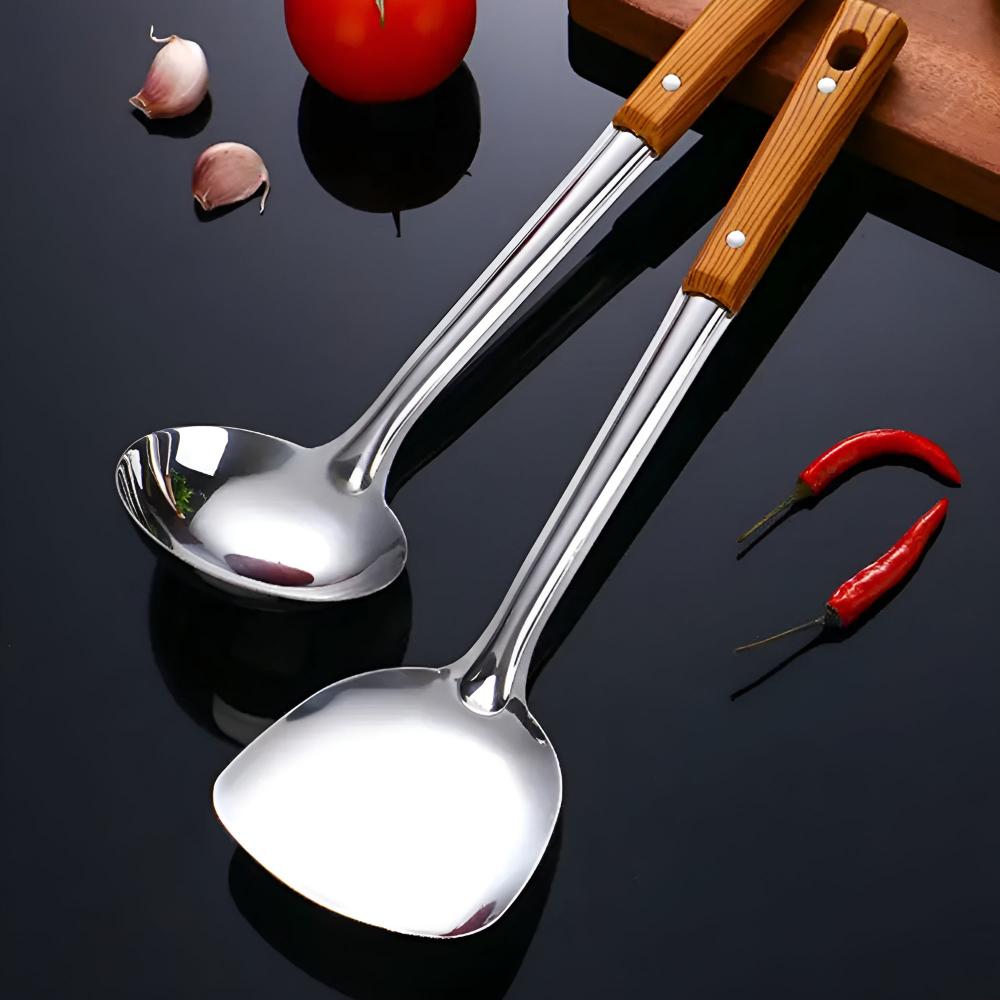 Classic Stainless Steel Kitchen Utensil Set (5 Sets) 3