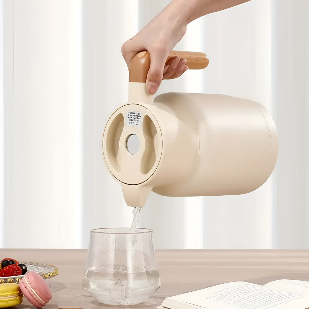 Classic Wooden Handle Thermal Carafe 3