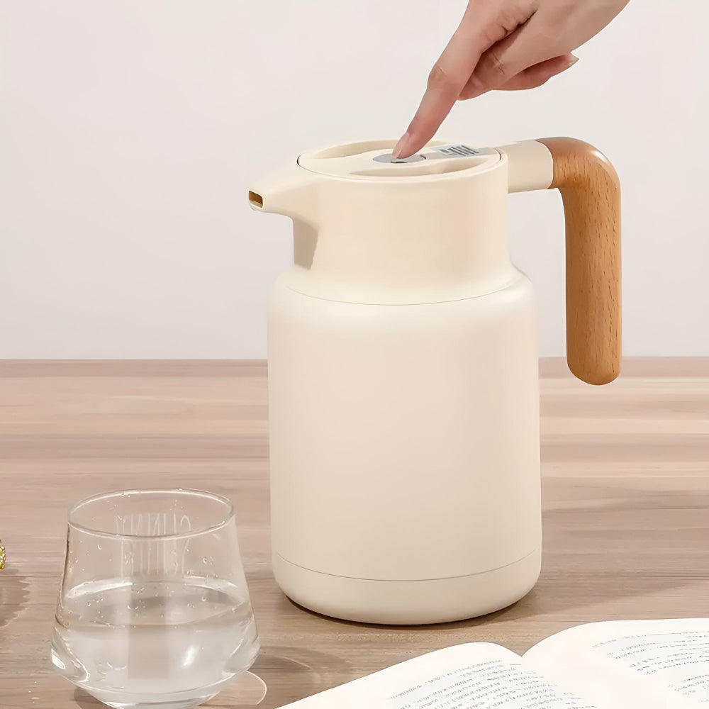 Classic Wooden Handle Thermal Carafe 6