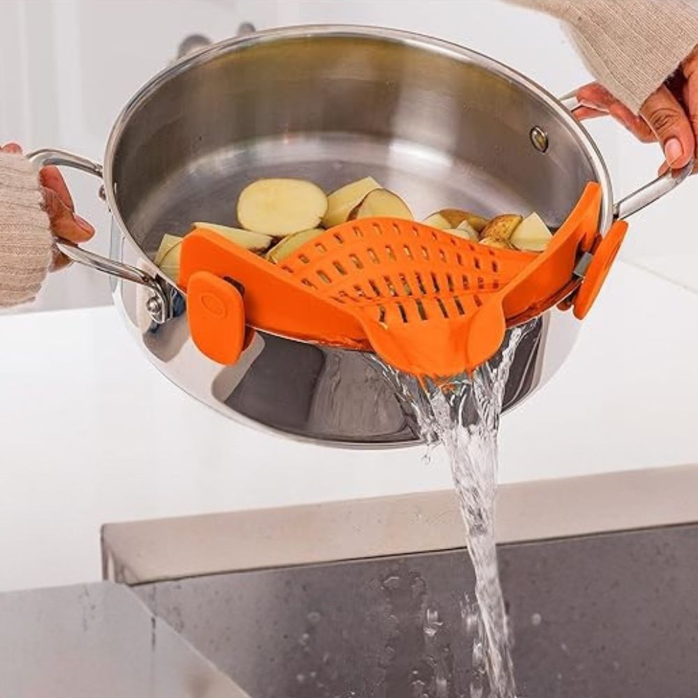 Clip-On Kitchen Strainer 1