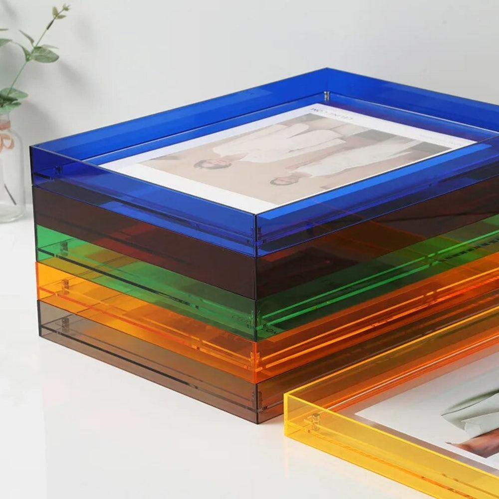 ColorVue Transparent Acrylic Photo Frame | Modern Floating Display