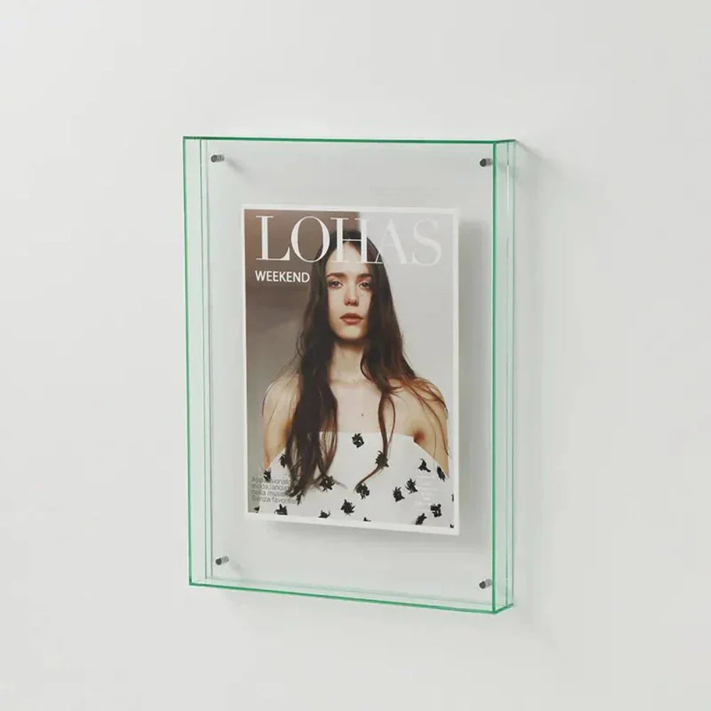 ColorVue Transparent Acrylic Photo Frame | Modern Floating Display