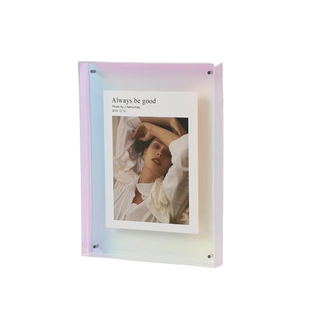 ColorVue Transparent Acrylic Photo Frame | Modern Floating Display