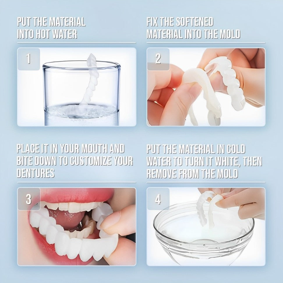 Custom Fit Veneers | Snap-On Solution for Instant Smile Transformation | Comfortable, Durable Design for Flawless Confidence 6