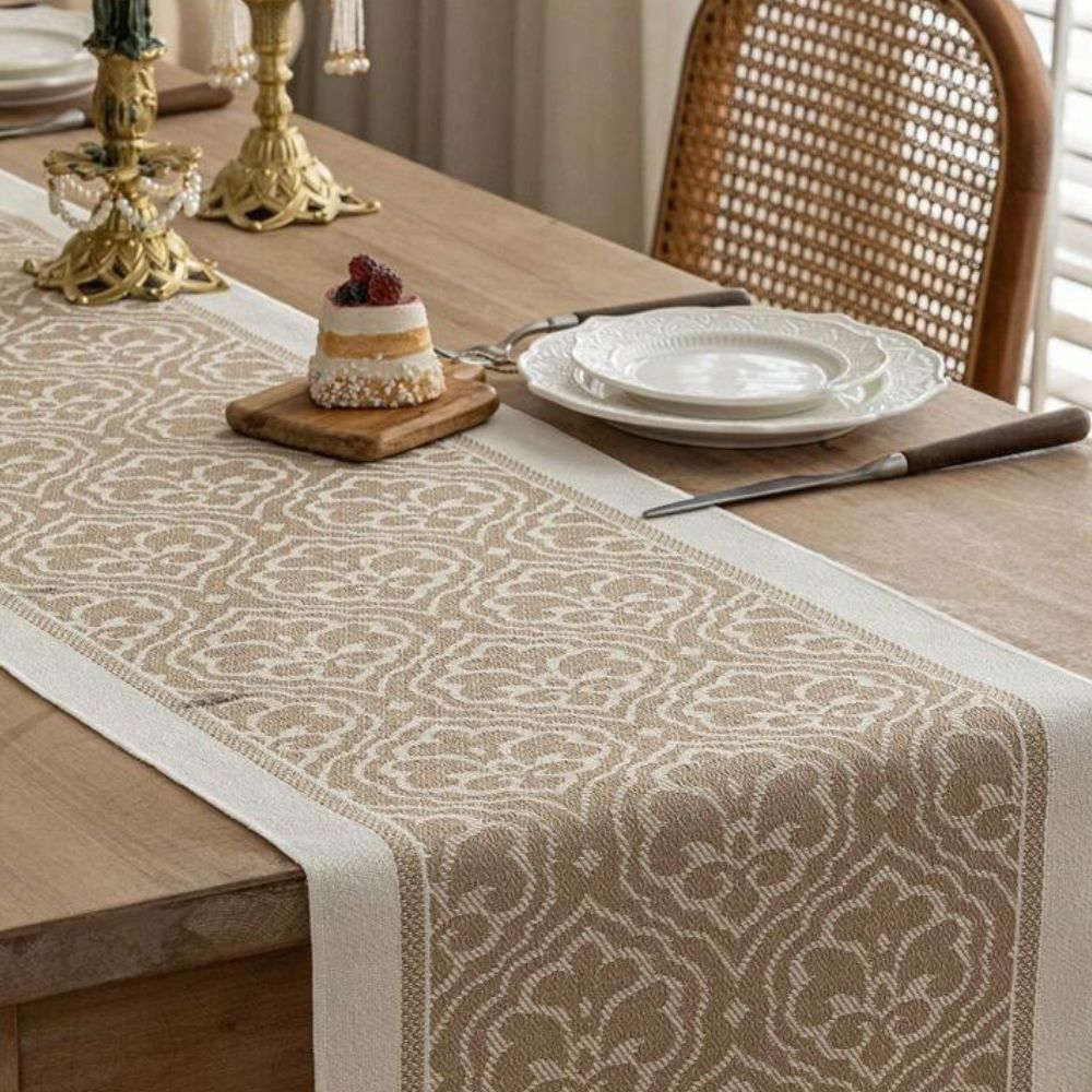 Damask Dune Table Runner 7