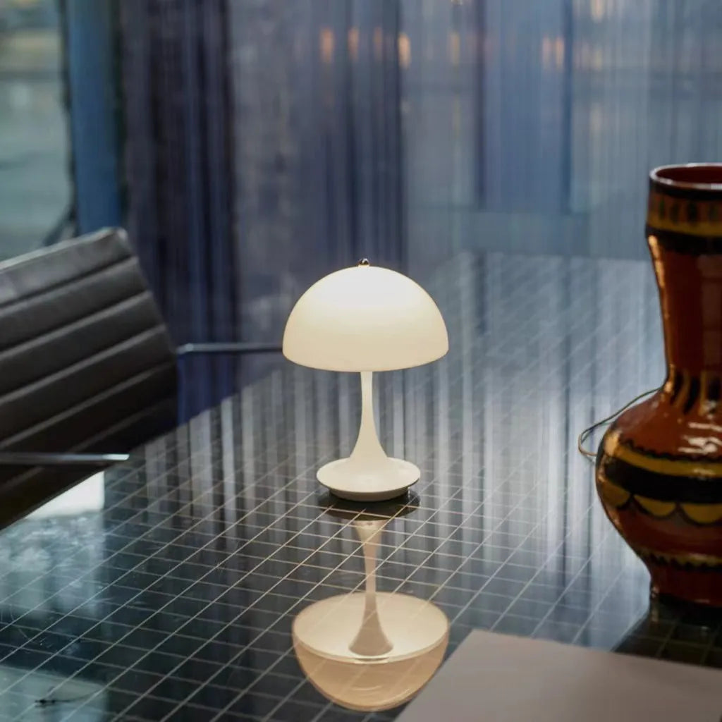 Table Lamp | Rechargeable Dome-Shade Desk Light
