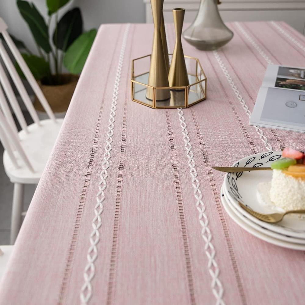 Elegant Cotton Linen Tablecloth 2