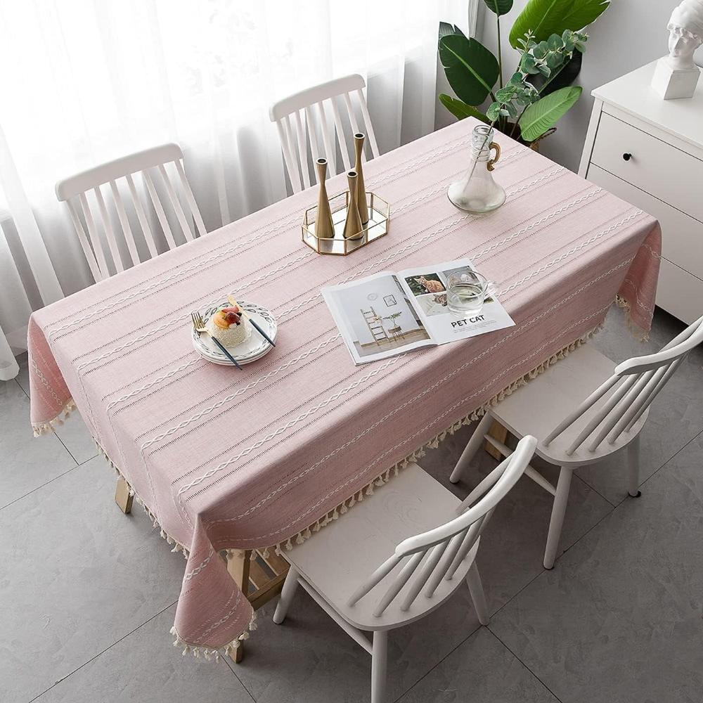 Elegant Cotton Linen Tablecloth 3