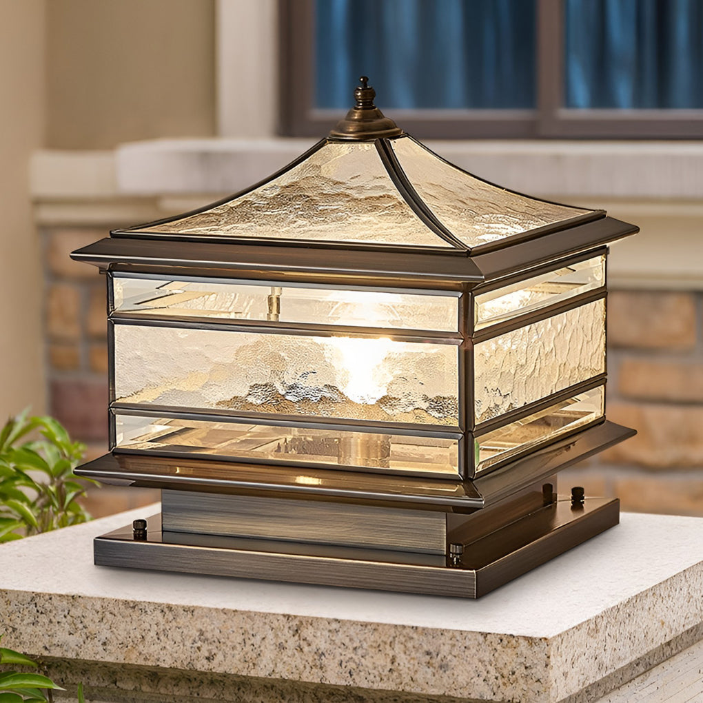 Elegant Outdoor LED Lights | Solar Garden Post Light with Dual Power Options | Stylish Illumination for Gates and Patios 0
