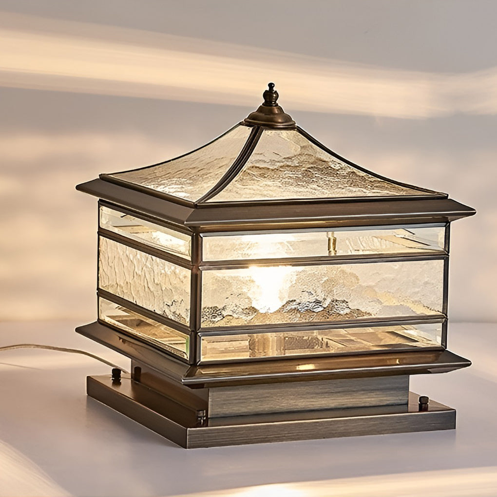 Elegant Outdoor LED Lights | Solar Garden Post Light with Dual Power Options | Stylish Illumination for Gates and Patios 4