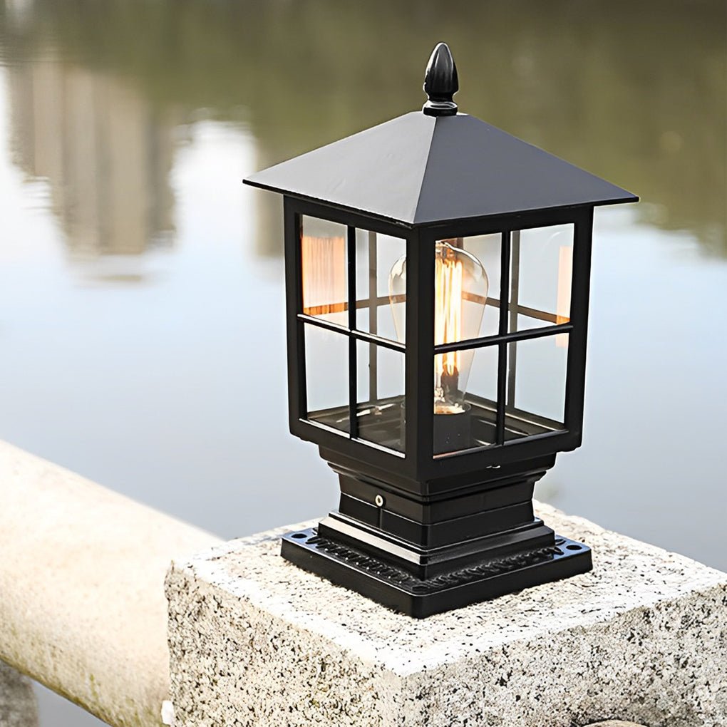 Elegant Solar Outdoor Post Light | Durable Aluminium Alloy with Dual Power Options for Stylish Illumination 1