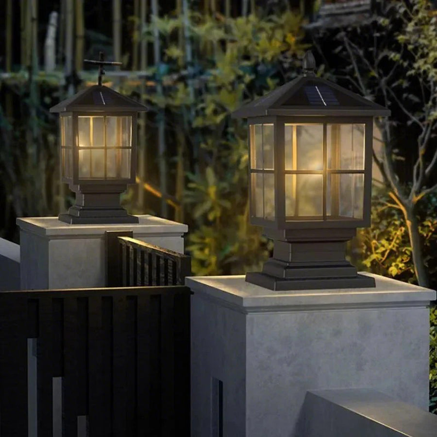Elegant Solar Outdoor Post Light | Durable Aluminium Alloy with Dual Power Options for Stylish Illumination 2