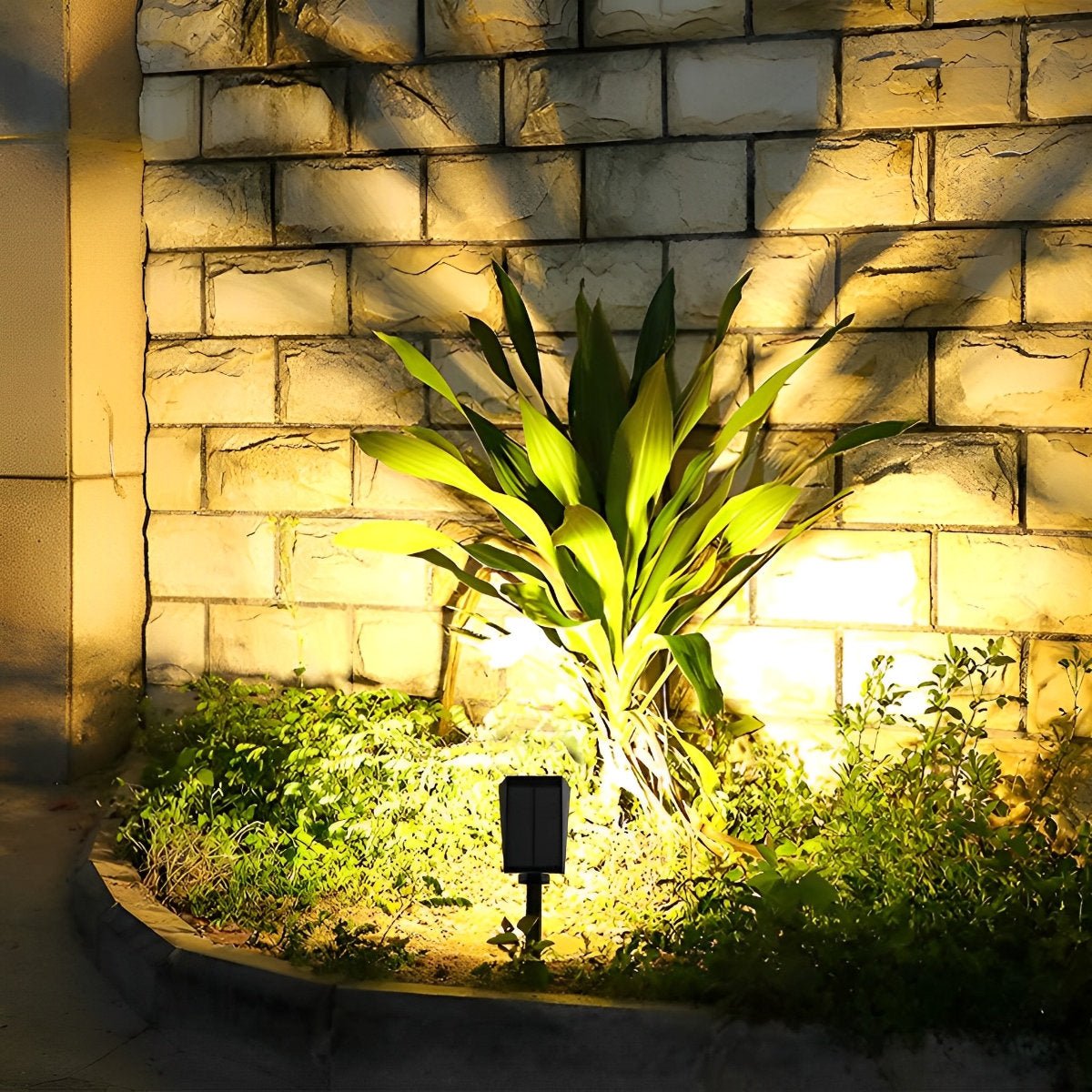 Elegant Solar Spotlight Outdoor Lights with Adjustable LED & IP68 Waterproof for Perfect Garden Illumination