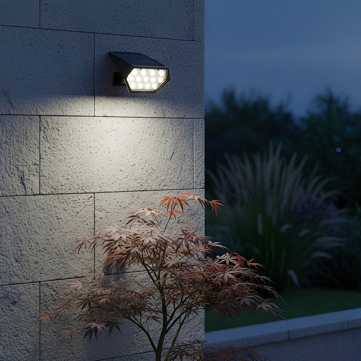 Elegant Solar Spotlight Outdoor Lights with Adjustable LED & IP68 Waterproof for Perfect Garden Illumination